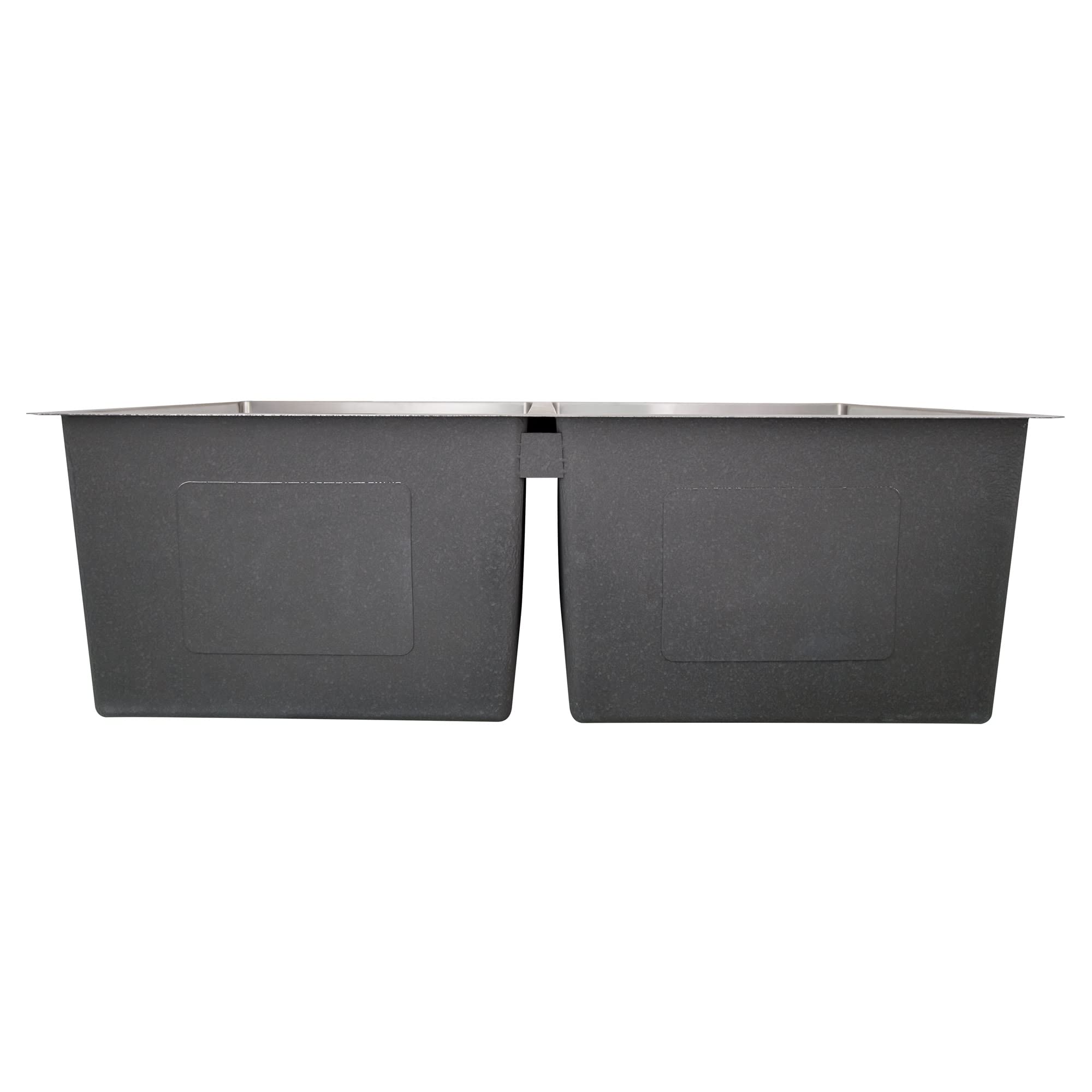 Design House 110023 Rectangular Double Bowl 32x18x10-inch 18-Gauge Undermount Kitchen Sink, Stainless Steel - Image 11