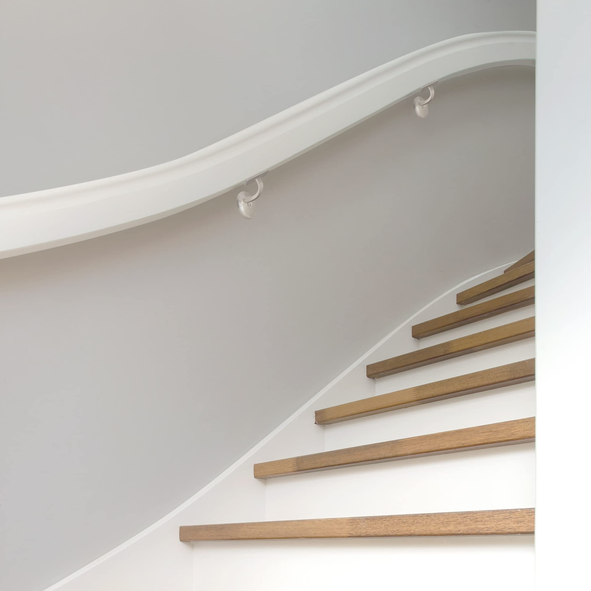 Design House 182030 Jumbo Handrail Bracket Satin Nickel 5-Pack - Image 3