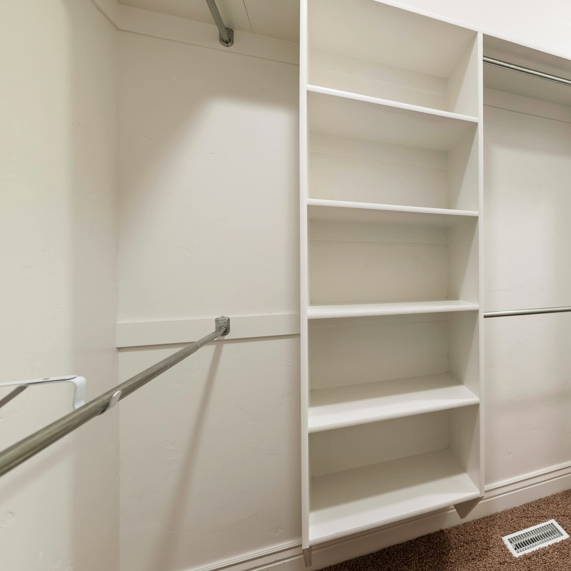 Design House 40 Inch to 72 Inch Adjustable Closet Rod for Hanging Clothes, Polished Chrome, Heavy Duty Steel Construction – Design House, 206052 - Image 4