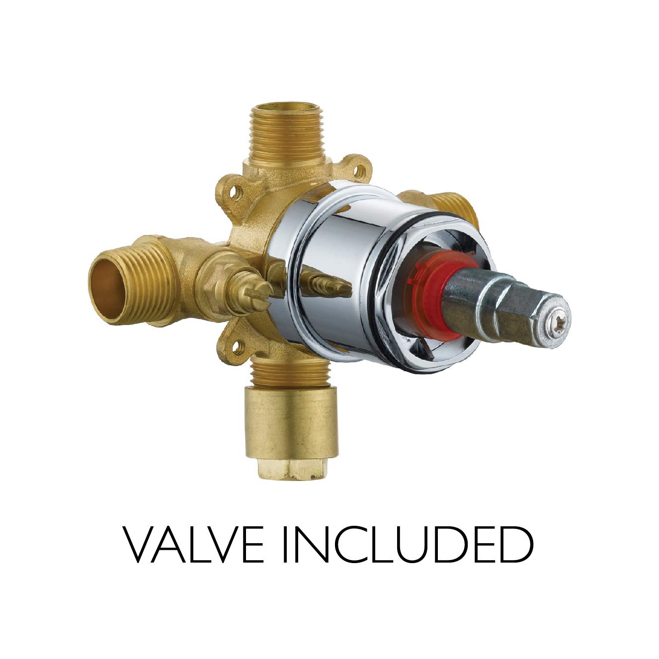 Design House 594341 Eastport II Contemporary Single-Handle Shower Valve Trim with Escutcheon for Bathroom, Satin Nickel - Image 12