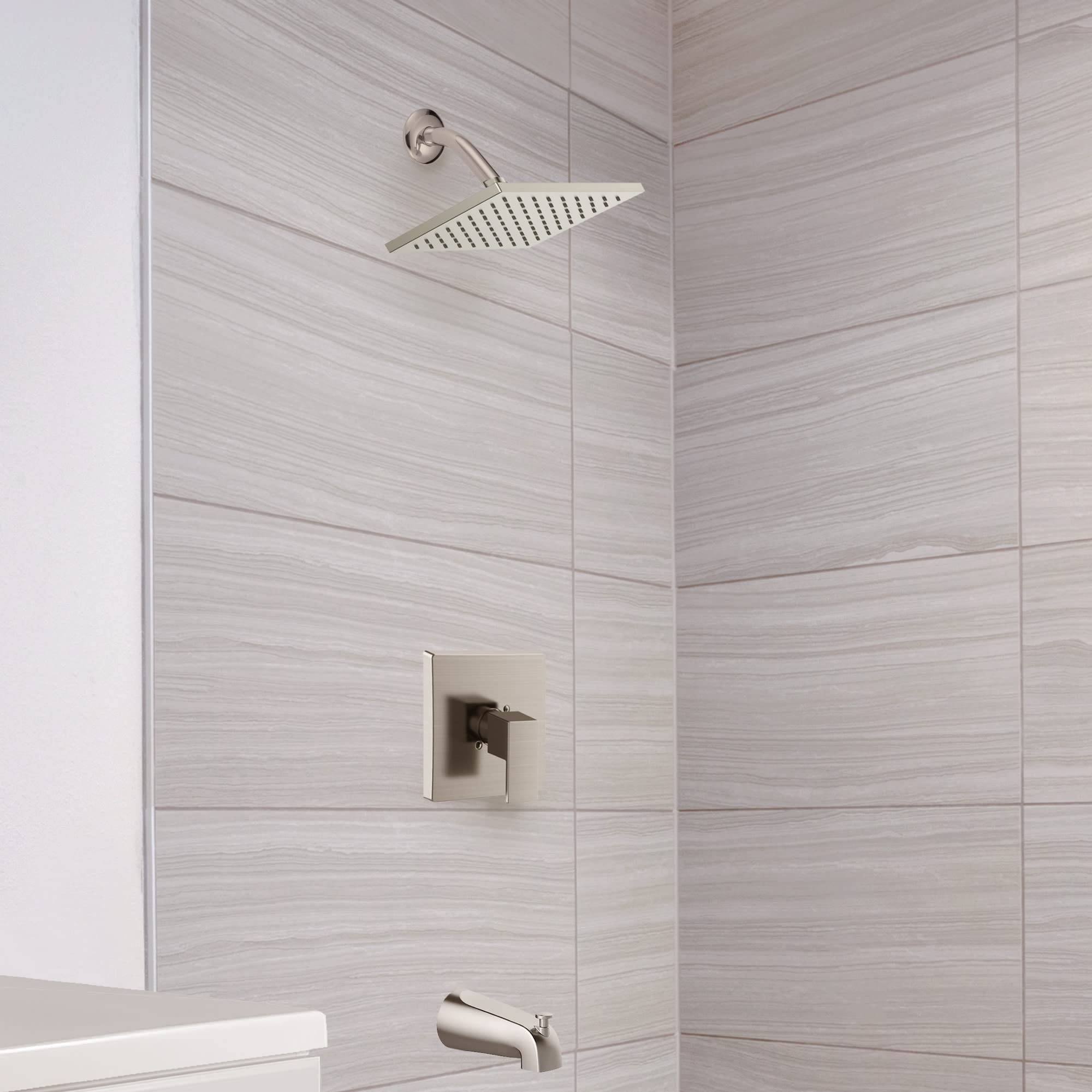 Design House 594507 Karsen II Shower Trim with Valve, Satin Nickel - Image 6