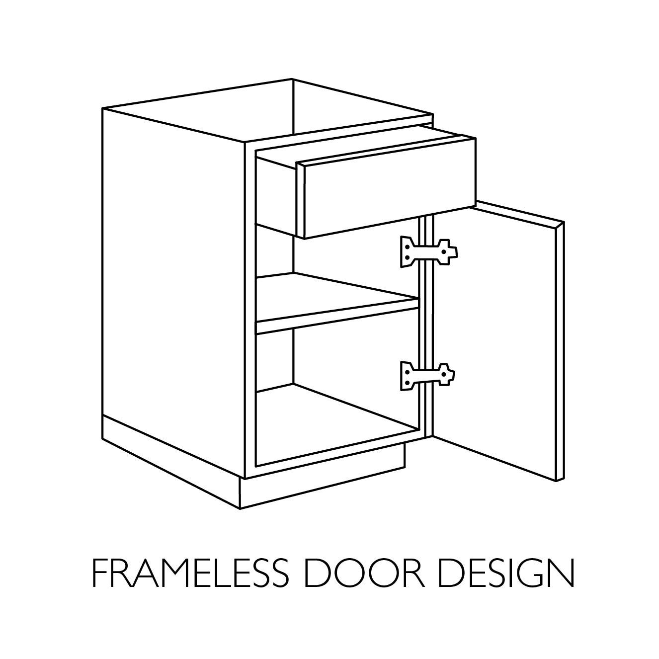 Design House 597112 Wyndham Unassembled Bathroom Vanity Cabinet Without Top, 18 x 16/1 Door, White - Image 11