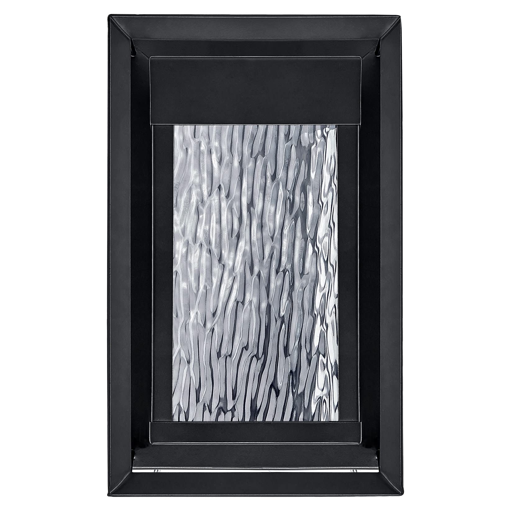 Design House Hartbrook Outdoor Integrated LED Wall Light with Clear Glass for Porch Entryway Patio, Matte Black, 589226-BLK - Image 5