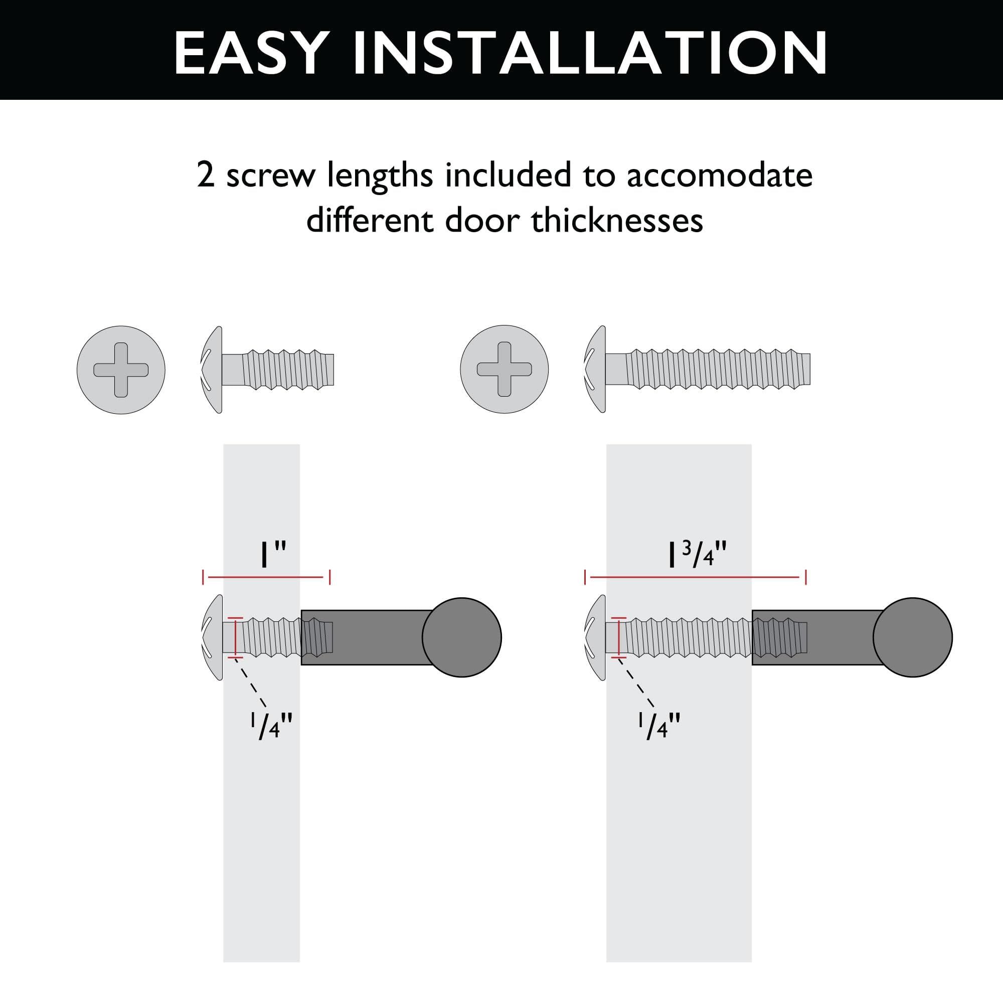 Design House Hollow Cabinet Pulls, 10-Pack, 3-Inch (76 mm) Center-to-Center Drawer Pulls, Modern Kitchen Handles in Matte Black, 208066 - Image 5