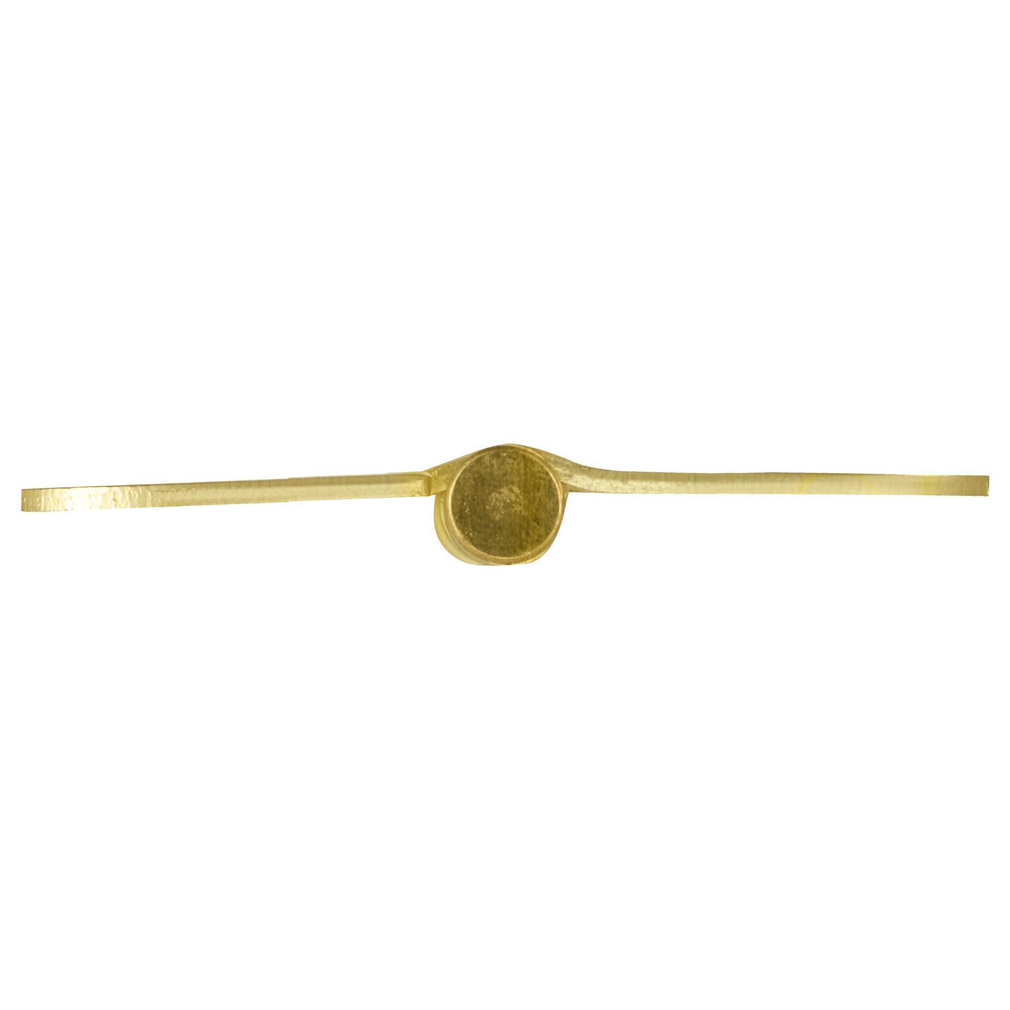 Design House Interior Door Hinges, 3.5 in. x 3.5 in., Rounded, 5/8-in. Radius, Steel, Pre-Lubricated, Door Hardware, Satin Brass, 3-Pack, 181396 - Image 3